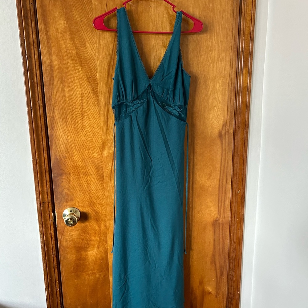 Teal dress